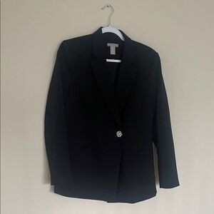 H&M  Blazer with Decorative Button